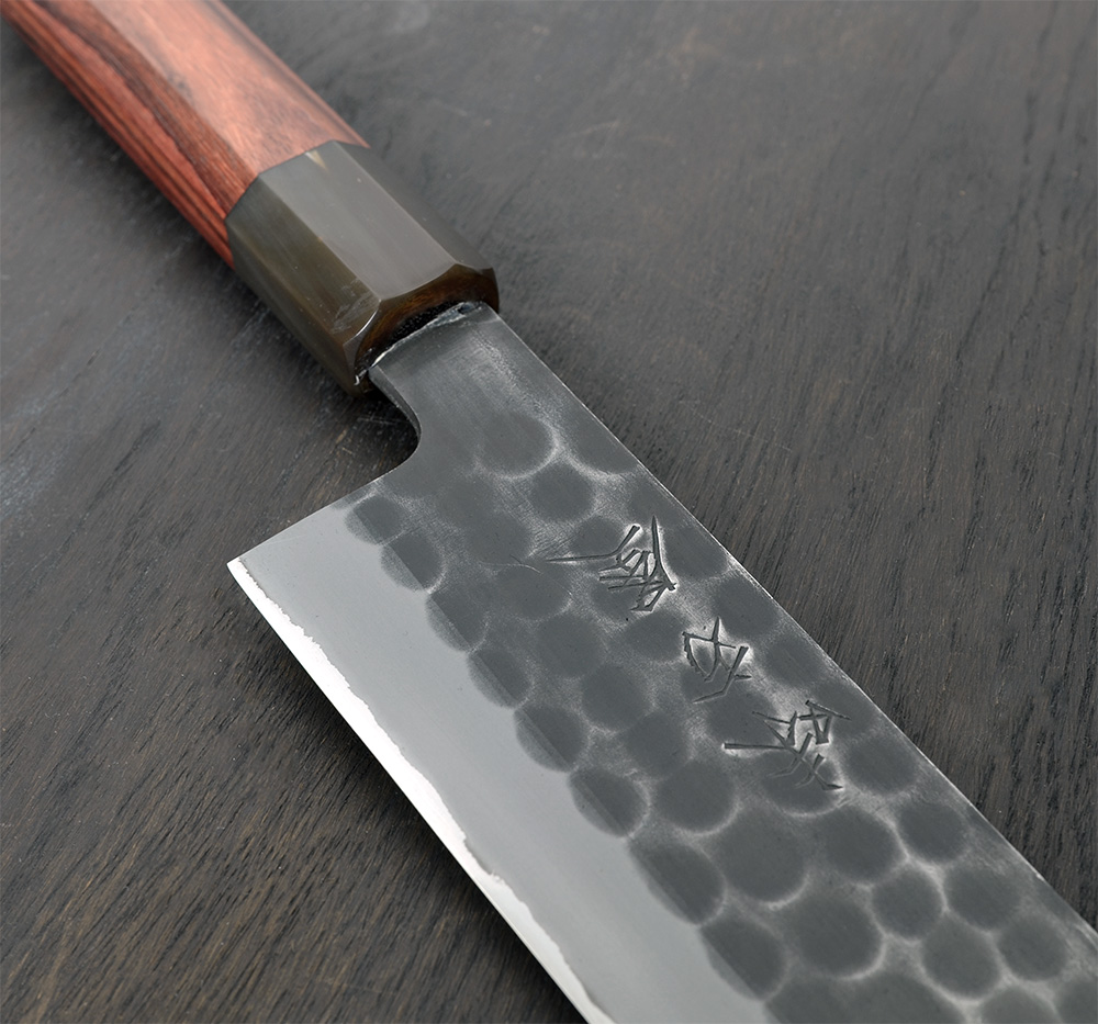 Couteau de cuisine japonais Gyuto en charme rouge - Kleos