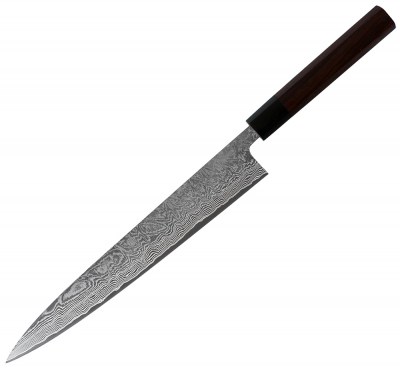 Kamo damascus kitchen knives from Japan